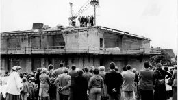 Richtfest Kleines Haus 1977