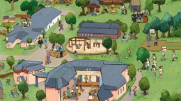 Wimmelbild Schulcampus 2025